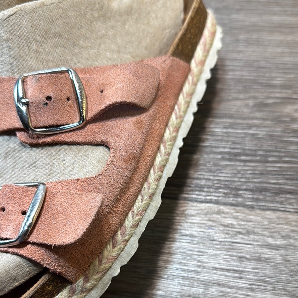 Yokono pink leather sandals woman’s size 9.5 (s33) - Picture 3 of 8